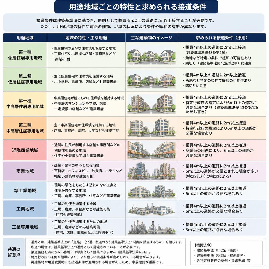 用途地域との関連性