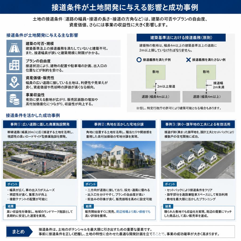 事例紹介：成功する土地開発