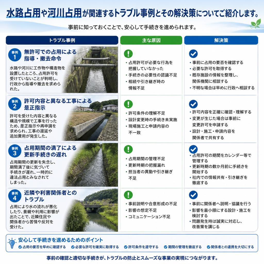 よくあるトラブルと解決策