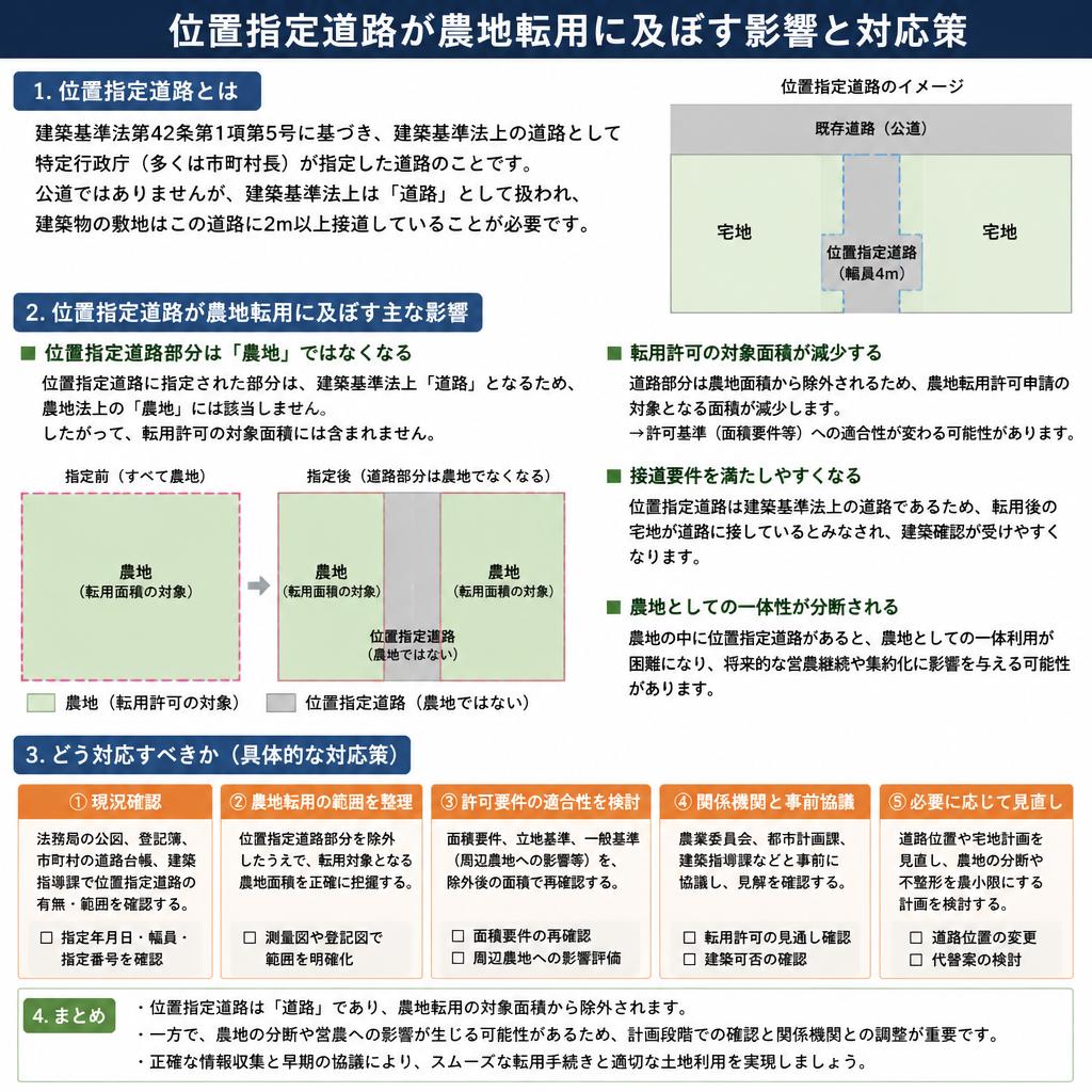 位置指定道路の重要性