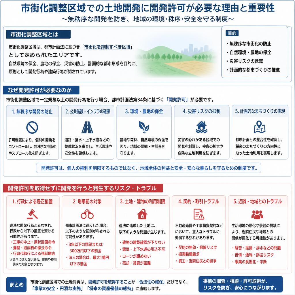 開発許可取得の重要性