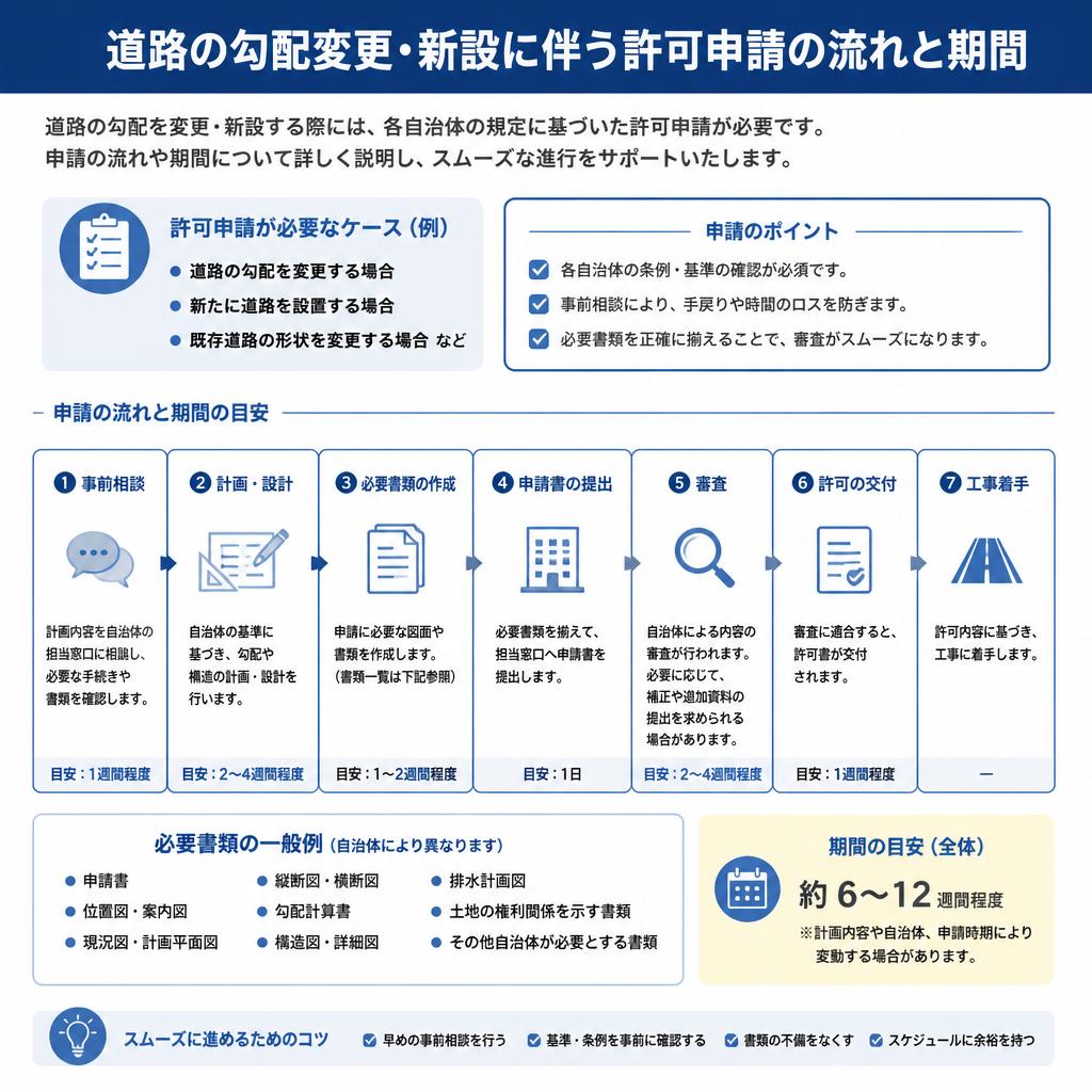 許可申請の流れ
