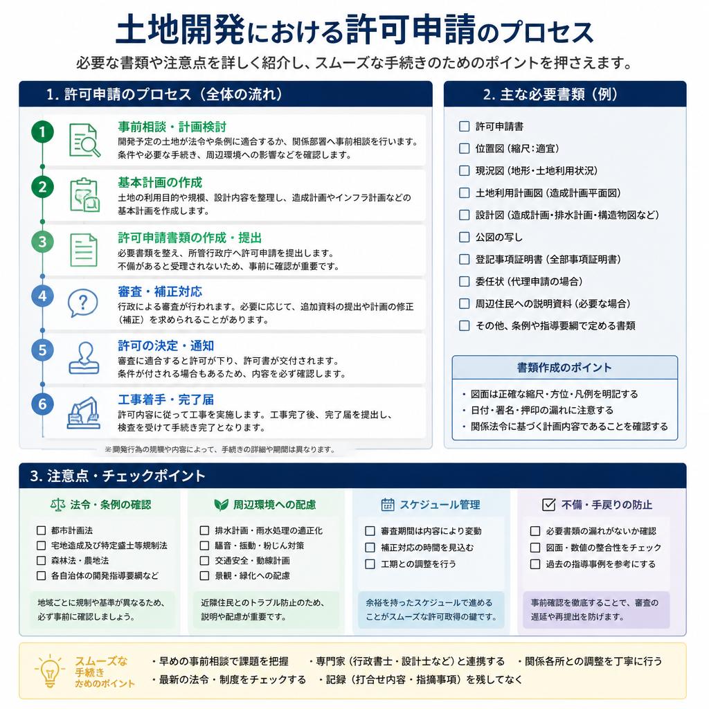 開発許可申請の流れ