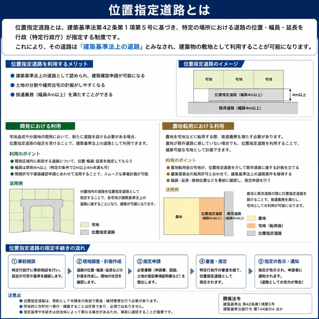 位置指定道路の必要性