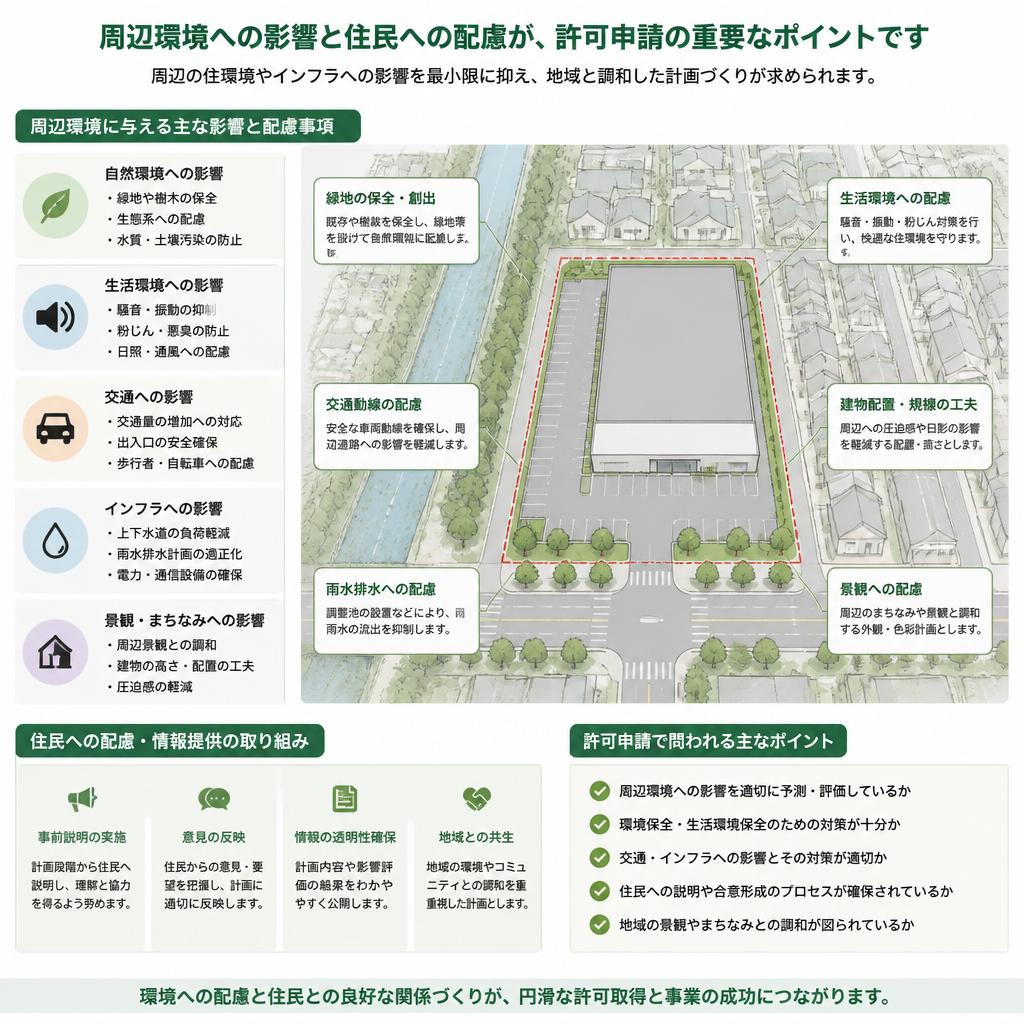 周辺環境への配慮が必要な理由