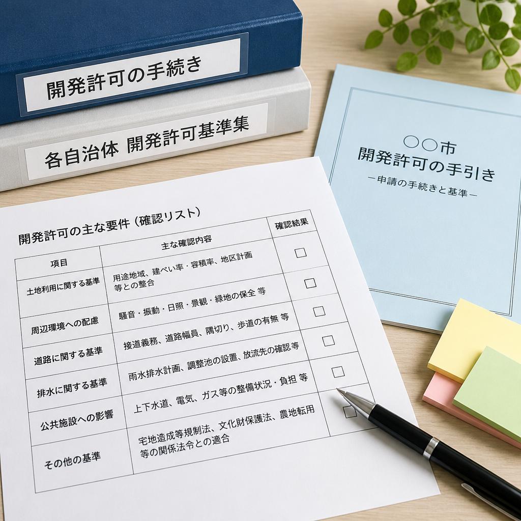 開発許可の要件を理解する