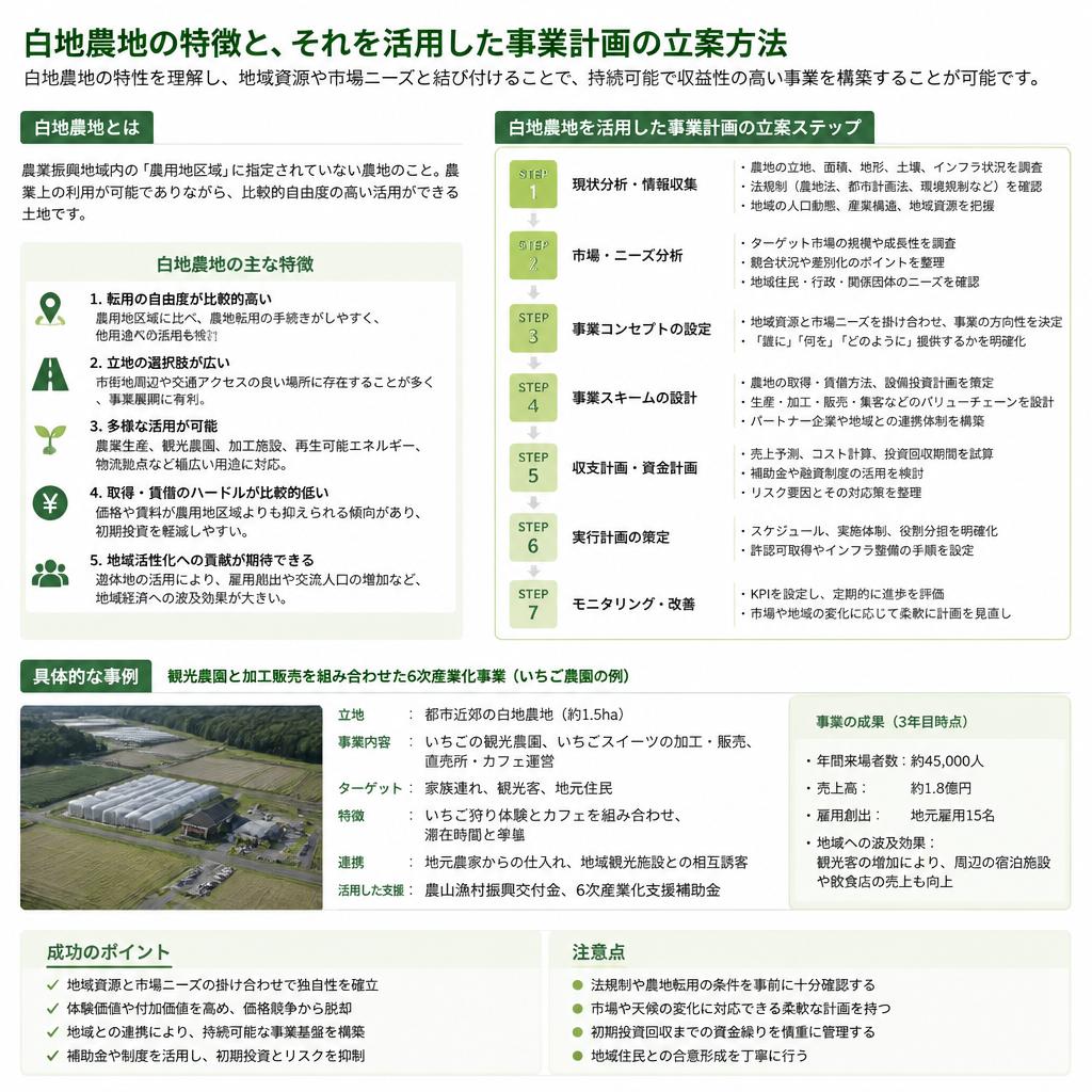 白地農地の魅力と利用可能性