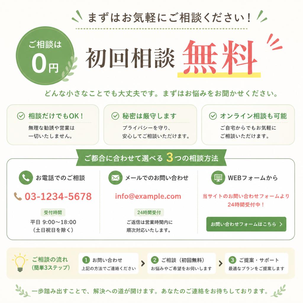 無料相談のご案内