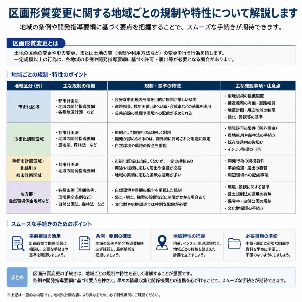 地域ごとの規制と効果