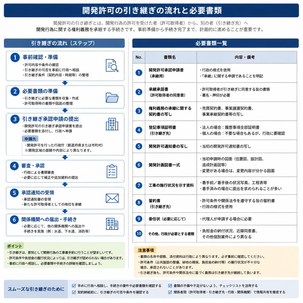 引き継ぎの流れと必要書類について