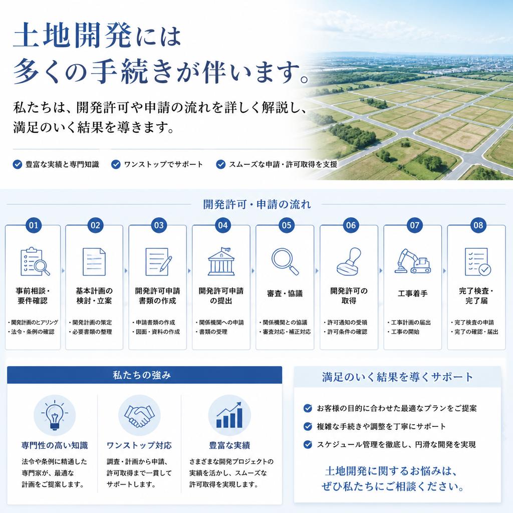 土地開発のプロセスを徹底解説