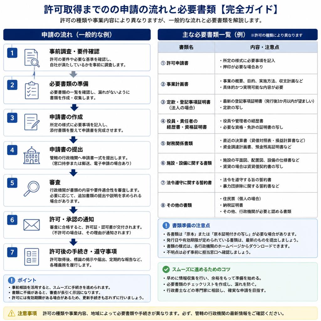 2. 申請の流れと必要書類