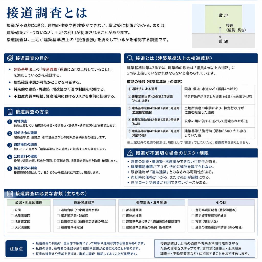 接道調査の重要性
