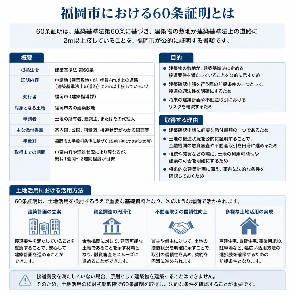 60条証明の重要性と役割