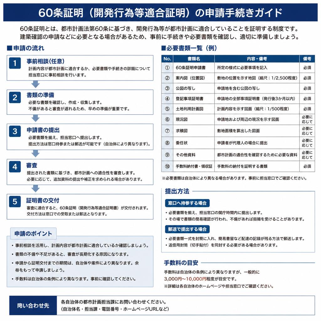 申請の流れと必要書類