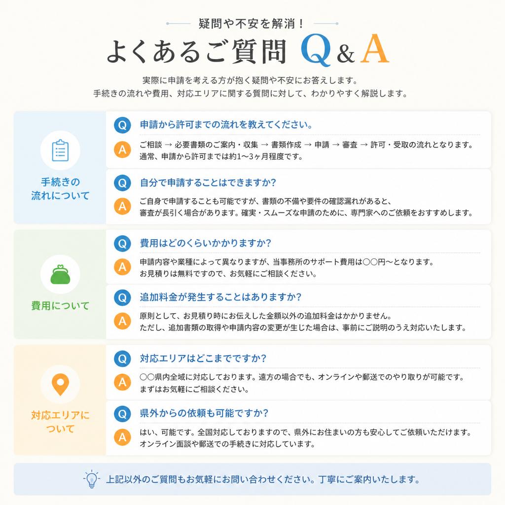 よくある質問と解決策