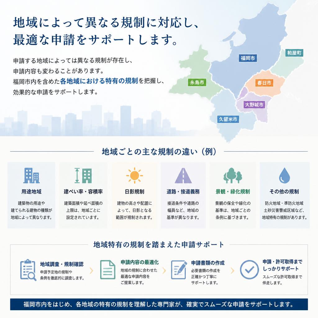 地域ごとの規制と対応