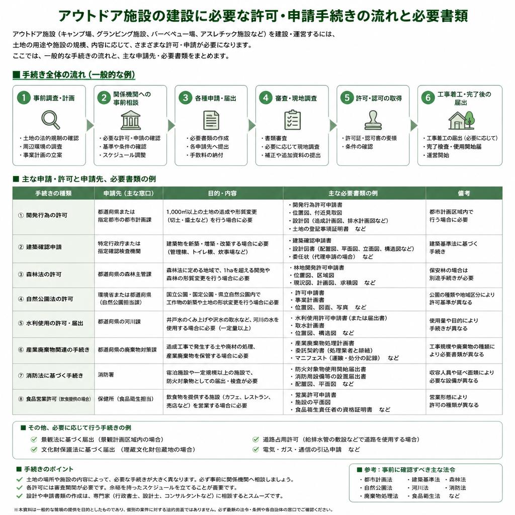 3. 必要な許可と申請手続き