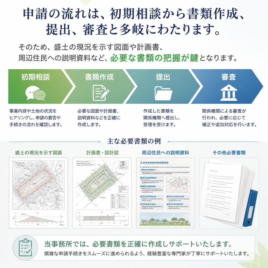 申請の流れと必要書類