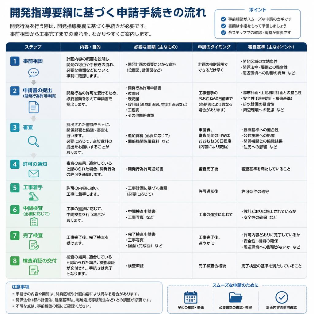 申請手続きの流れ
