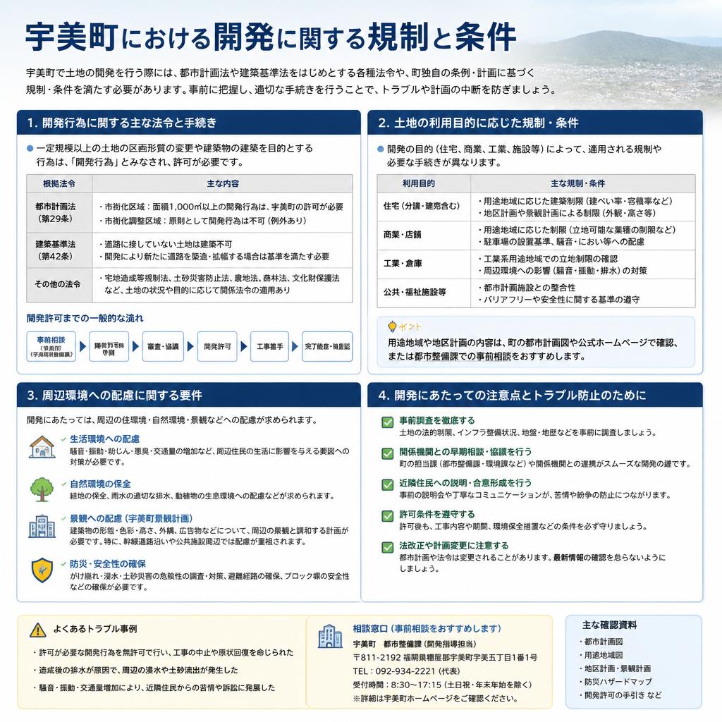よくある規制や条件