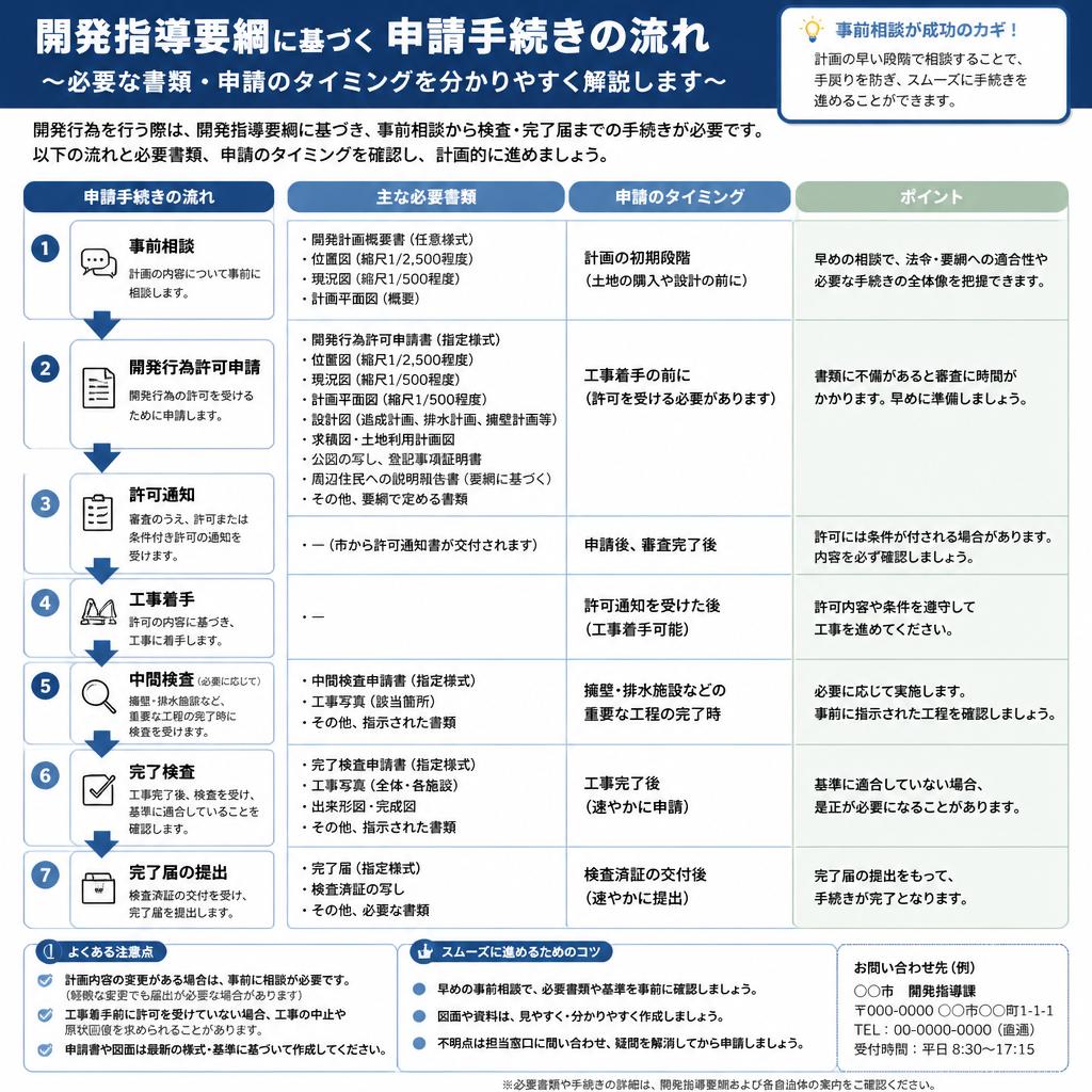 具体的な申請手続き