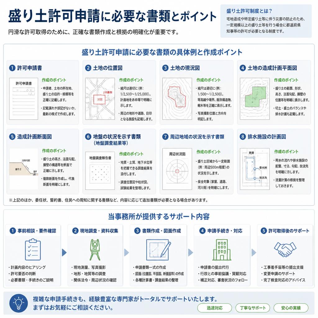 必要書類とその作成サポート