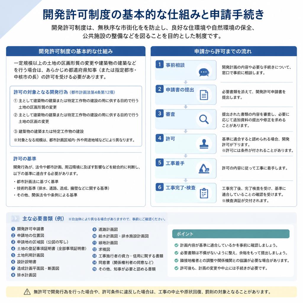 開発許可制度の基本知識