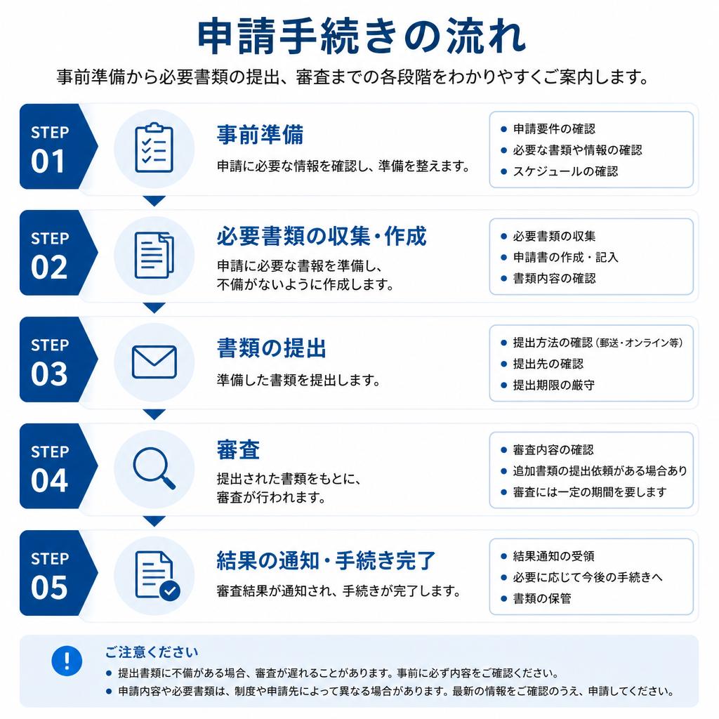 開発指導要綱の申請手続きの流れ