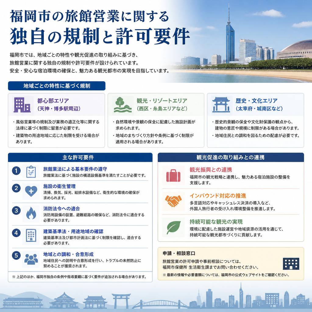 福岡市の規制と取り組み