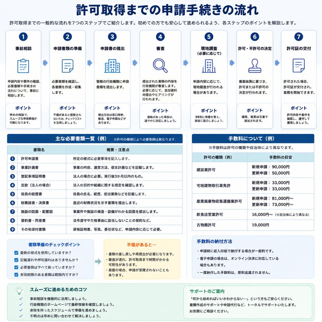 申請手続きの流れ