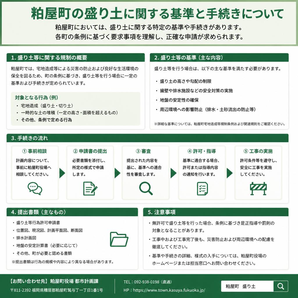 粕屋町の独自の手続きと基準