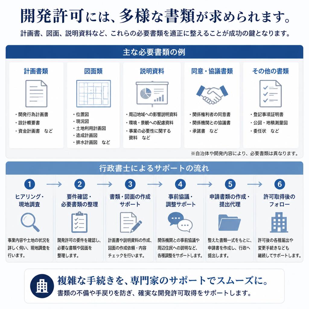 必要書類のリストと作成のポイント