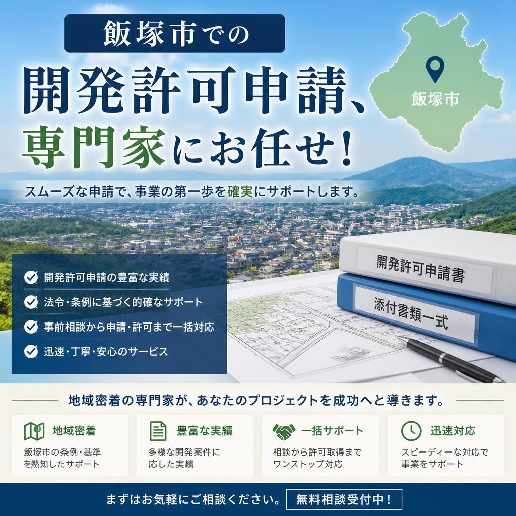 飯塚市での開発許可申請、専門家にお任せ！