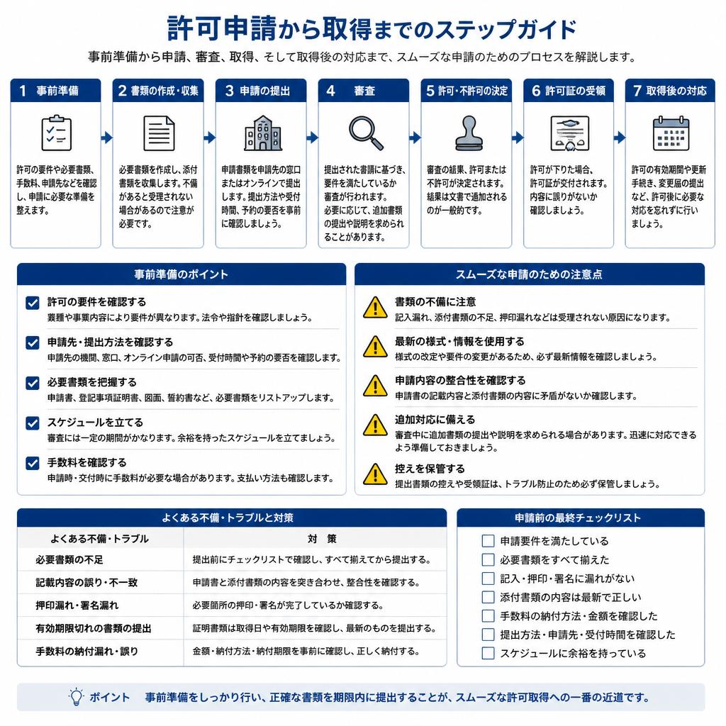 盛り土許可取得までの流れ