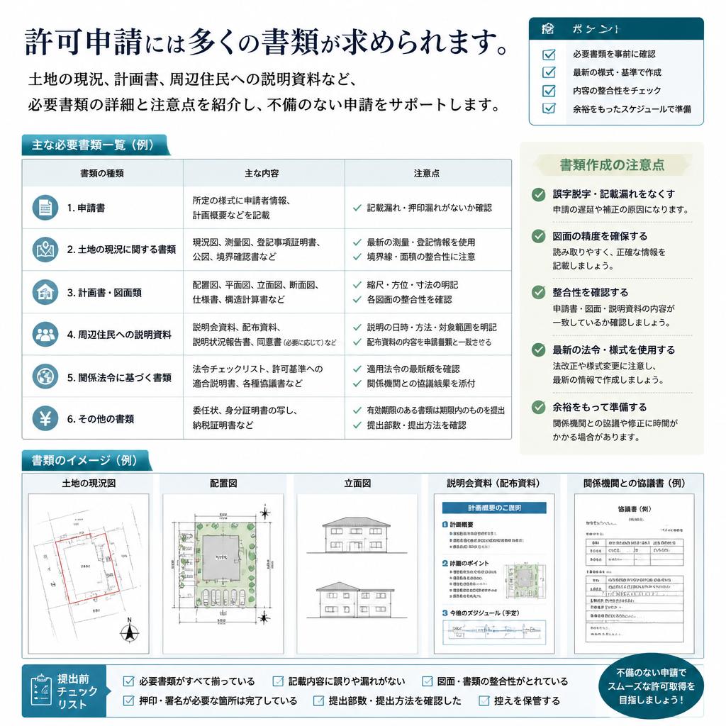 必要な書類と注意点