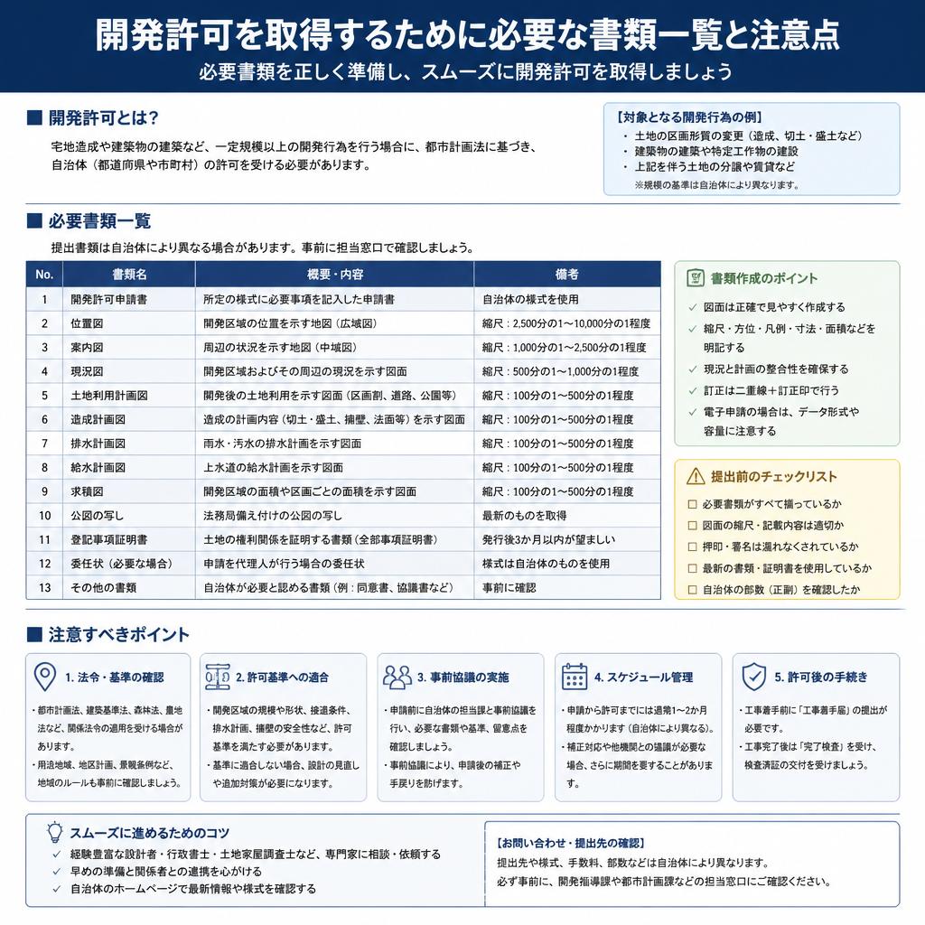 申請に必要な書類と注意点