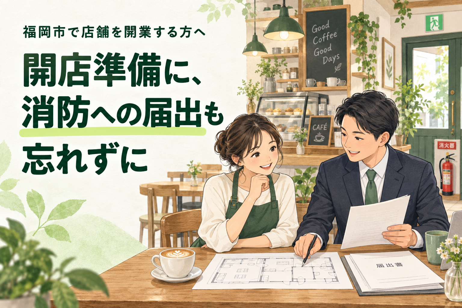 防火対象物の使用開始、安心して私たちにお任せください！