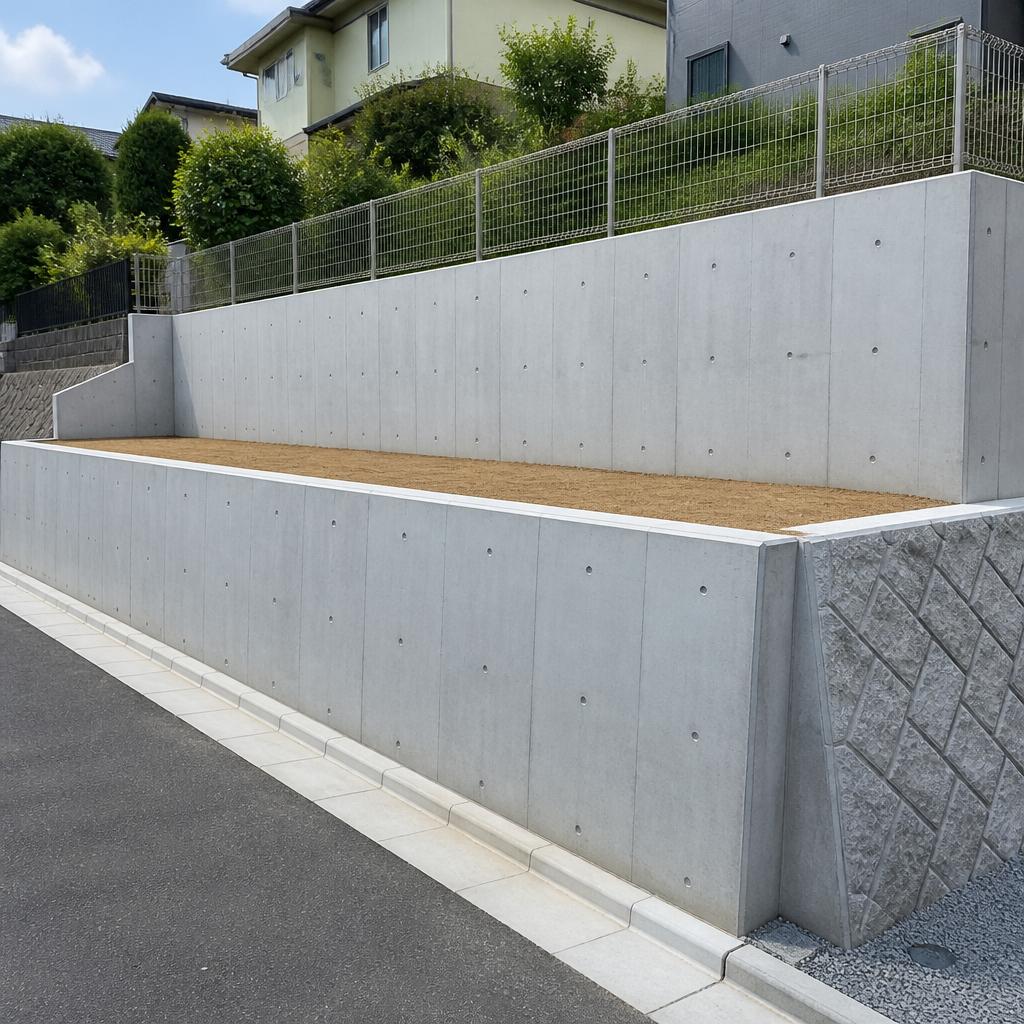 福岡市の2段擁壁、基準を知り未来の作業を安全に！